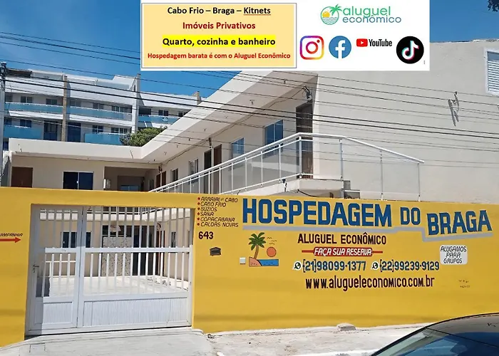 Cabo Frio - Braga - Kitnets - Aluguel Economico